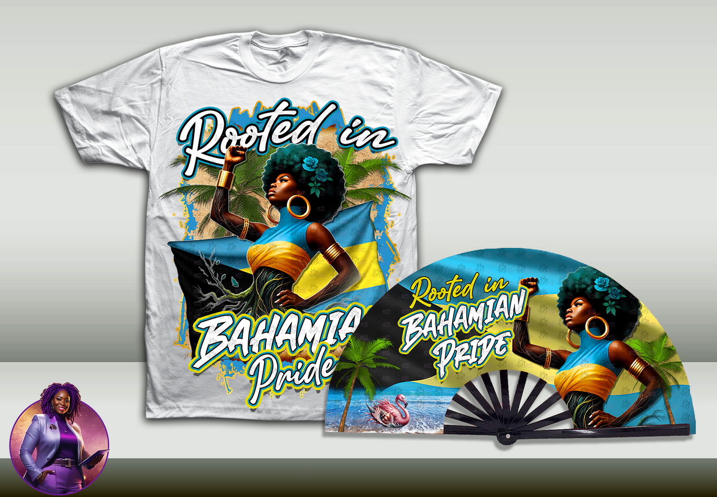 Rooted In Caribbean Pride Tshirt and/or Bundle