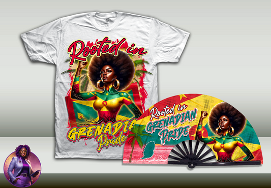 Rooted In Caribbean Pride Tshirt and/or Bundle