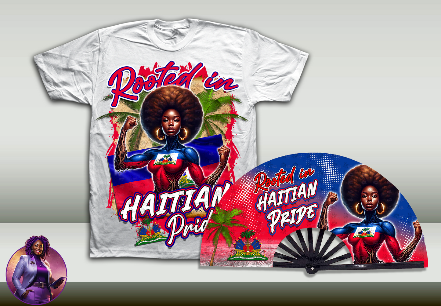 Rooted In Caribbean Pride Tshirt and/or Bundle