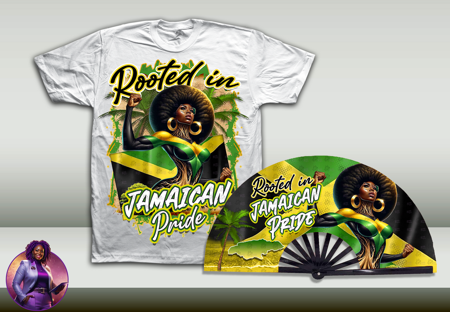 Rooted In Caribbean Pride Tshirt and/or Bundle