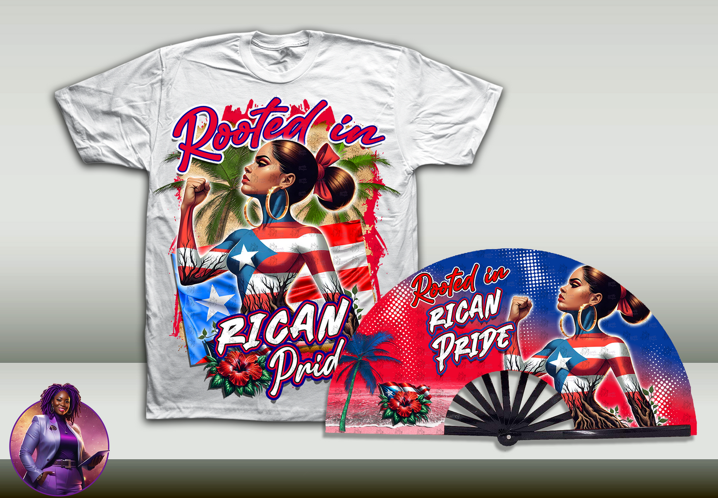 Rooted In Caribbean Pride Tshirt and/or Bundle